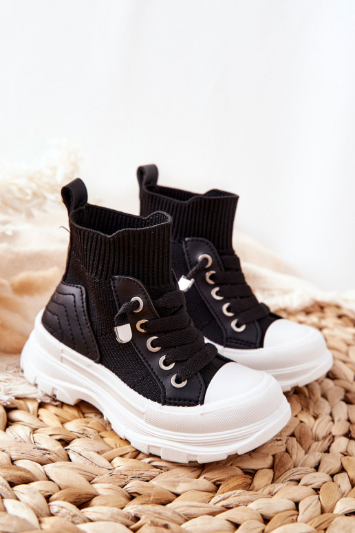 Chaussures de loisirs pour enfants couleur noire Best Of Joy