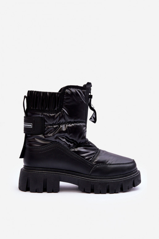 Grand Bottes de neige Féminin réchauffer couleur noire Freoc