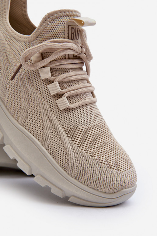 Chaussures modèle baskets Mâle HI-POLY SYSTEM Big Star NN174469 beige