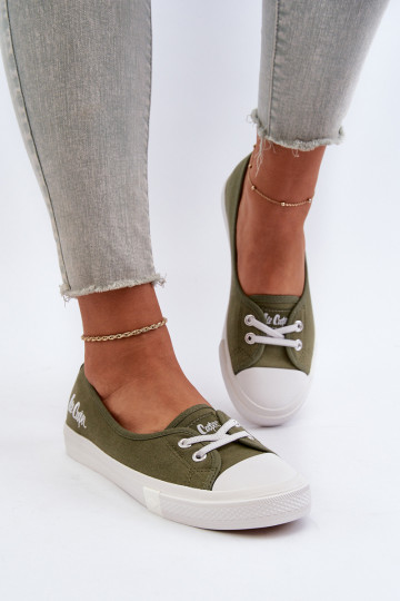 Baskets Chaussures de loisirs Lee Cooper LCDANS-24-31-2729 couleur verte