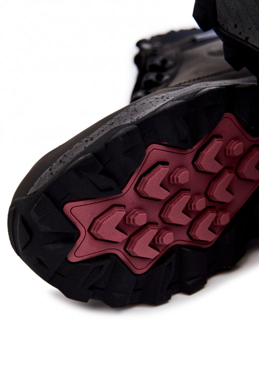 Mâle Chaussures de randonnée chauffantes Cross Jeans KK1R4027C couleur noire