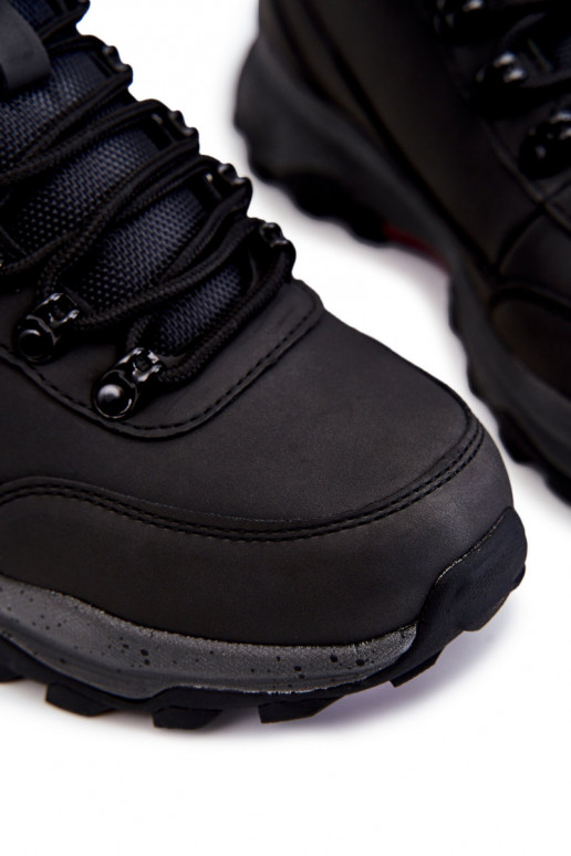 Mâle Chaussures de randonnée chauffantes Cross Jeans KK1R4027C couleur noire