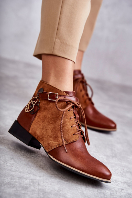 Bottes pour femmes Chaussure Il fautciejka 5743A-29 marron