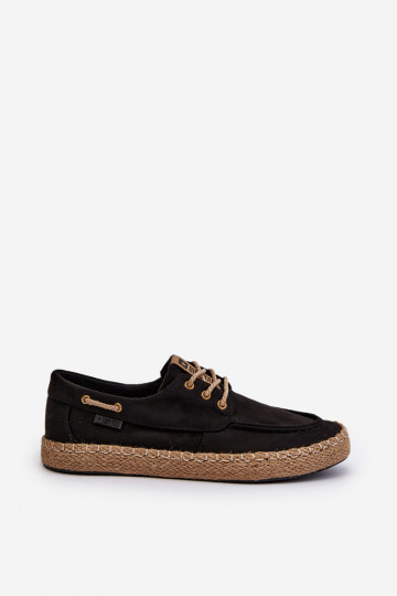 espadrilles Mâle avec des lacets Big Star NN174051 couleur noire 2