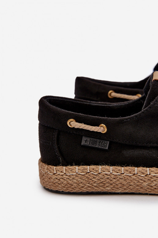 espadrilles Mâle avec des lacets Big Star NN174051 couleur noire