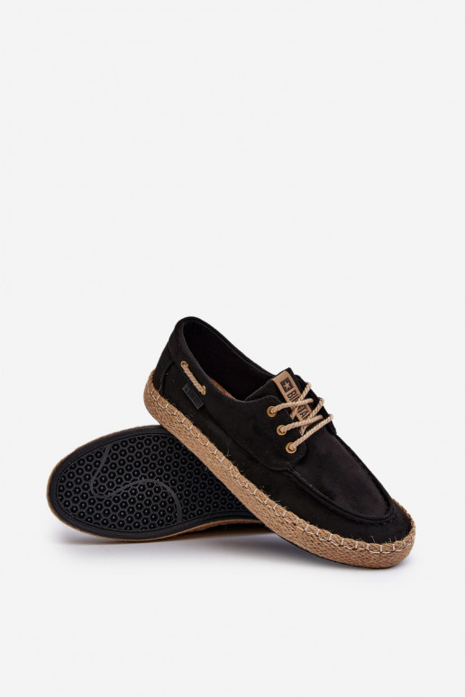 espadrilles Mâle avec des lacets Big Star NN174051 couleur noire