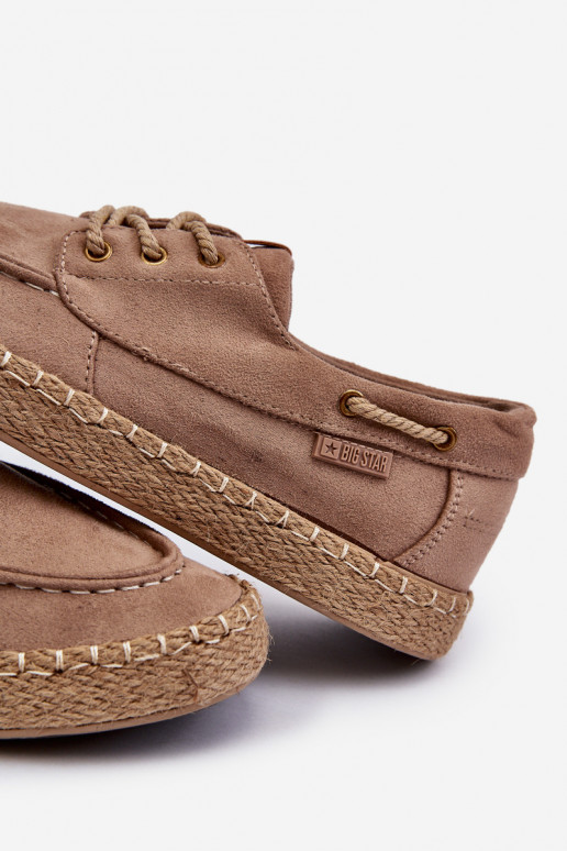 espadrilles Mâle avec des lacets Big Star NN174054 beige