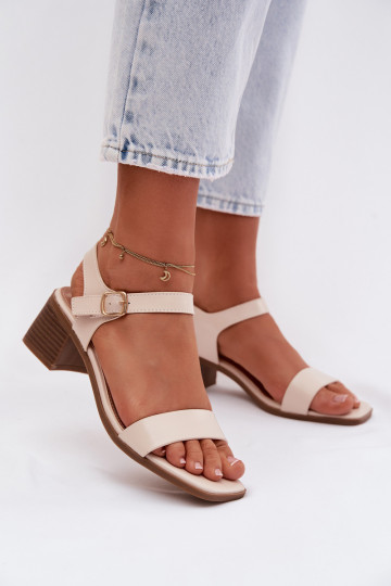 Sandales pour femmes Eko Peau Klocke beige Sabela 2