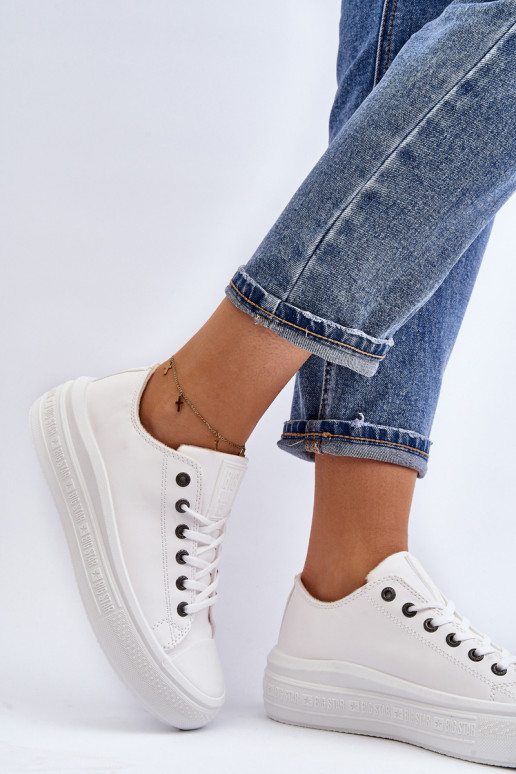 Faible Chaussures de loisirs réchauffer couleur blanche Big Star MM274029