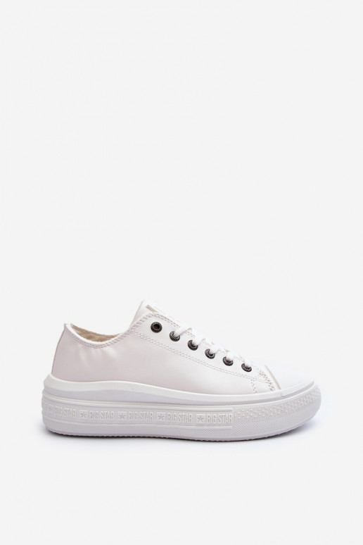 Faible Chaussures de loisirs réchauffer couleur blanche Big Star MM274029