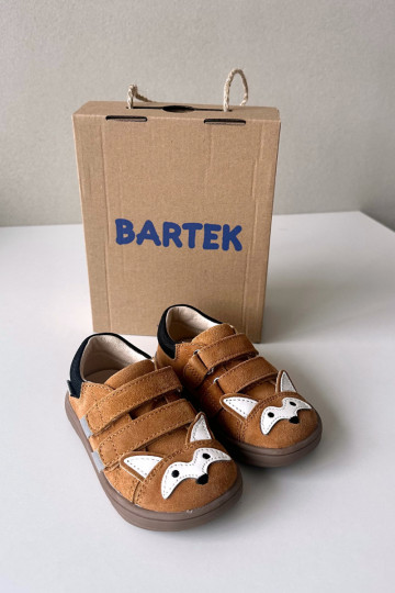 Chaussures en cuir barefoot pour enfants avec thème Lisa Bartek 8600563 de couleur marron 2