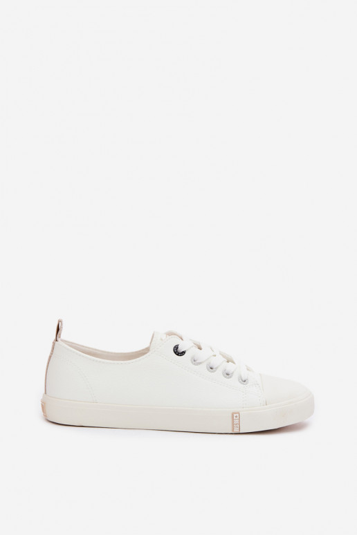 Chaussures de loisirs en cuir écologique Big Star TT274023 couleur blanche