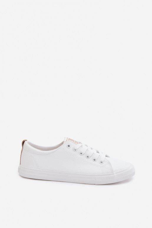 Chaussures de loisirs en cuir écologique Big Star TT274001 couleur blanche