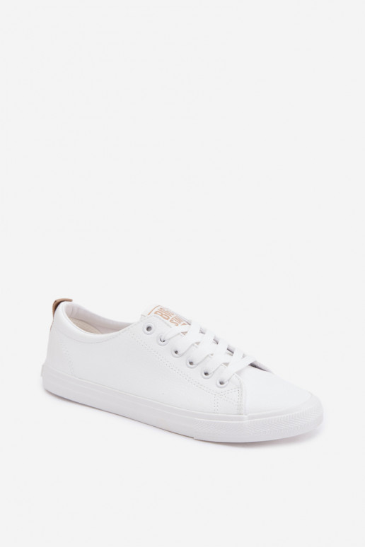 Chaussures de loisirs en cuir écologique Big Star TT274001 couleur blanche