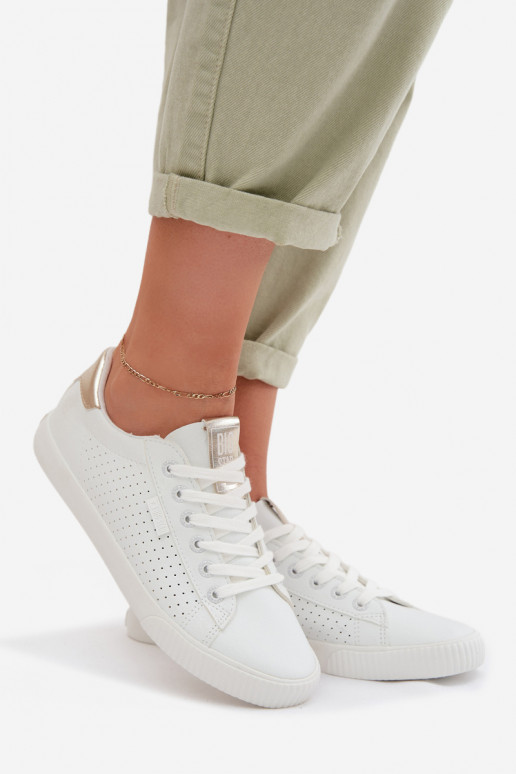 chaussures décontractées Baskets Féminin Eko Peau Big Star TT274020 couleur blanche