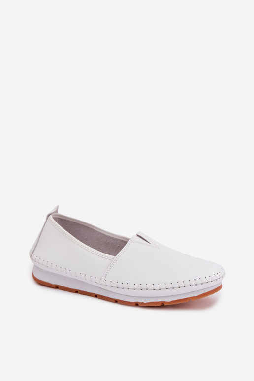 Peau chaussures Féminin S.Barski LR61-7051 couleur blanche