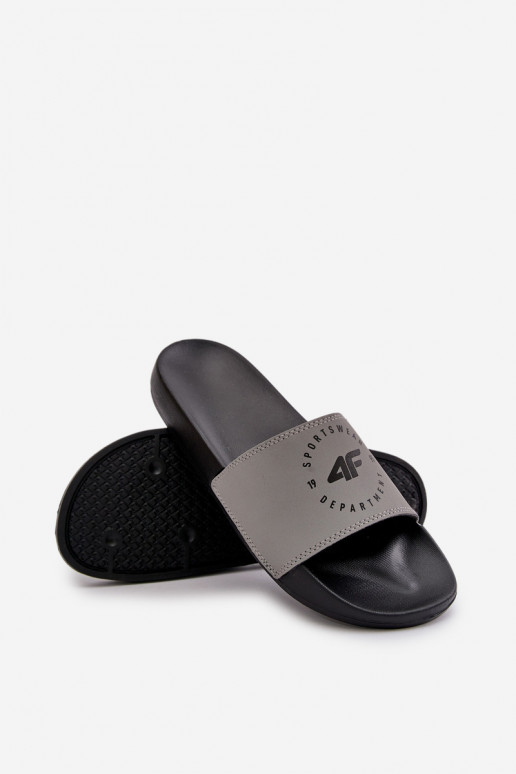 Mâle Chaussons 4FMM00FFLIM046-25S couleur grise