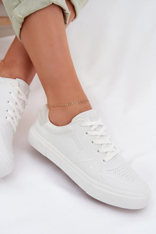 Chaussures modèle baskets Féminin Big Star TT274008 couleur blanche