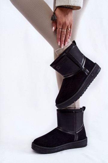 Bottes de neige pour femmes à enfiler Big Star KK274614 noires 2