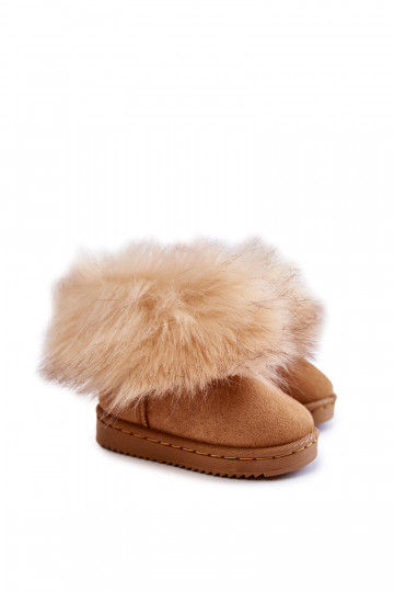 Bottes de neige pour enfants avec fourrure couleur marron Ariana 2