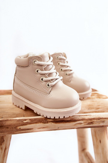 Bottillons pour enfants couleur ivoire Dexter