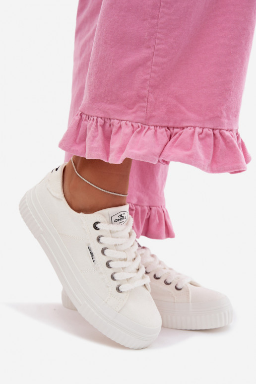 Chaussures de loisirs avec une plateforme O`NEILL SPINNA C DANSOMEN LODANS 90261009.02A couleur blanche