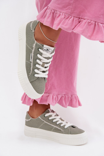 Chaussures de loisirs avec une plateforme O`NEILL SPINNA C DANSOMEN LODANS 90261009.05Z couleur verte