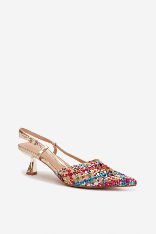 sandales à motifs Féminin avec des talons Couleurs différentes Selinae