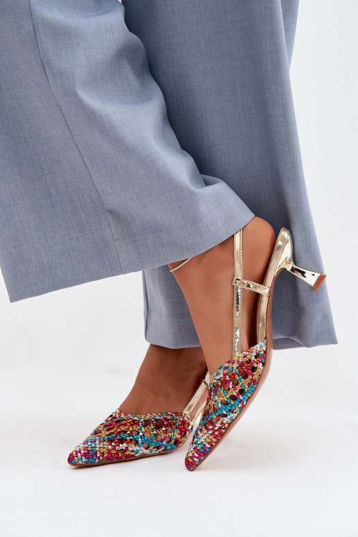 sandales à motifs Féminin avec des talons Couleurs différentes Selinae