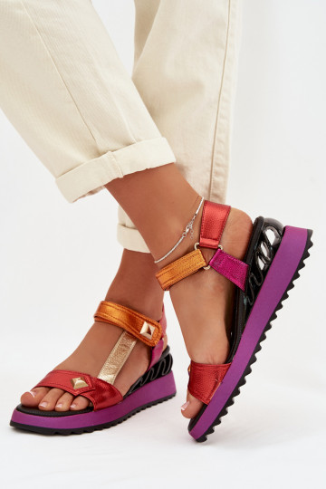 Sandales pour femmes Féminin avec une plateforme D&A CR61-3078 Couleurs différentes