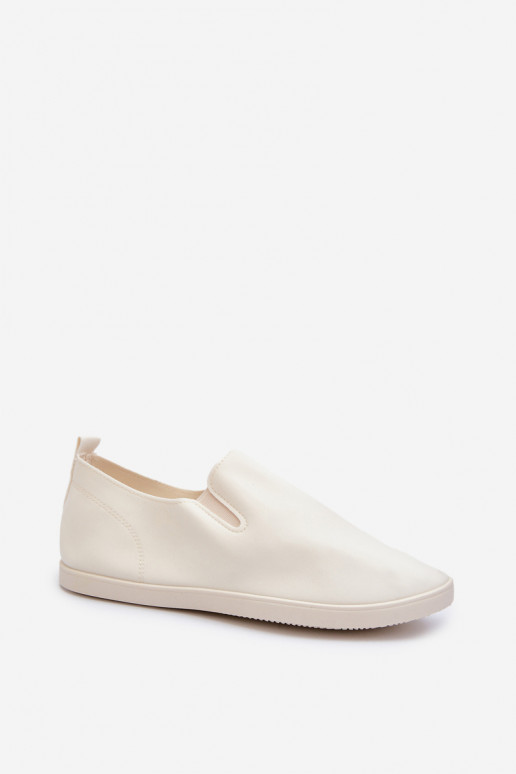 Féminin Baskets chaussures décontractées Slip-On beige Lovinia