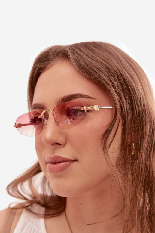 Des lunettes de soleil Féminin couleur rose