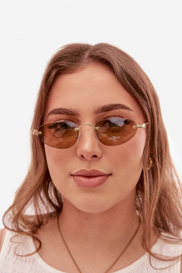 Des lunettes de soleil Féminin marron 2