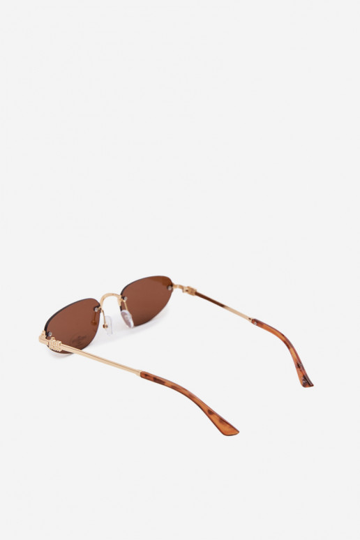 Des lunettes de soleil Féminin marron foncé