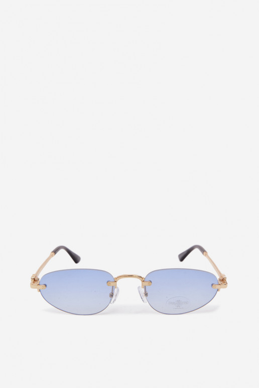 Des lunettes de soleil Féminin couleur bleue