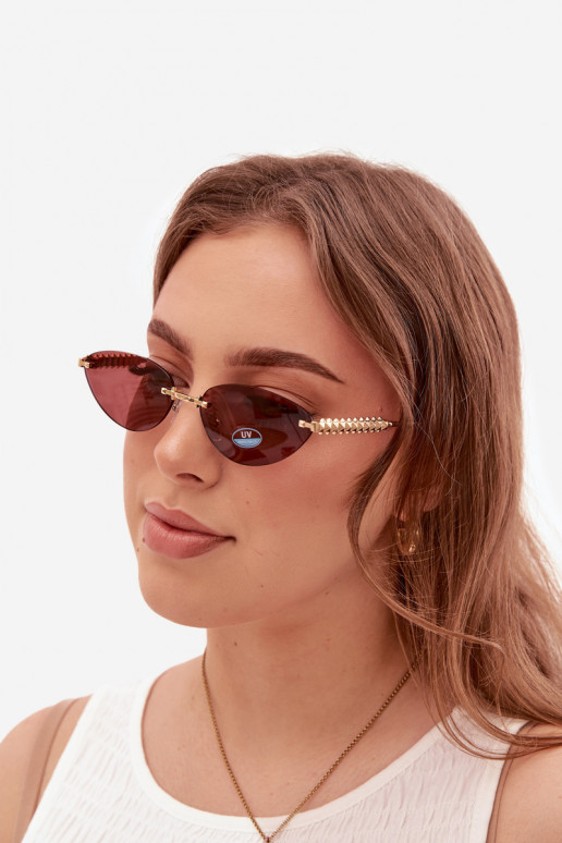 Des lunettes de soleil FémininFiltrem UV Rose foncé