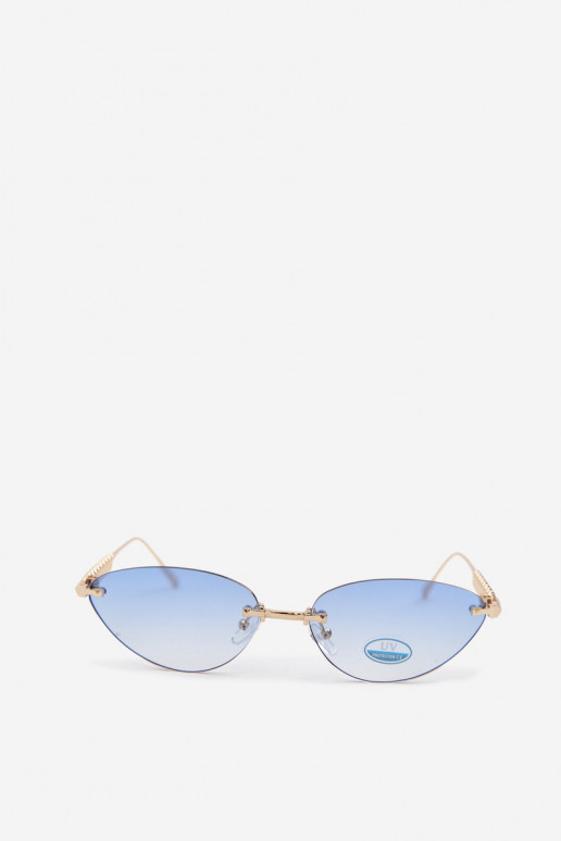 Des lunettes de soleil FémininFiltrem UV couleur bleue