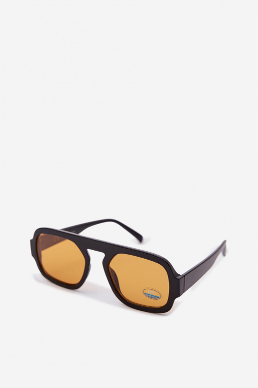 Féminin Des lunettes de soleilFiltrem UV Noir et-couleur orange