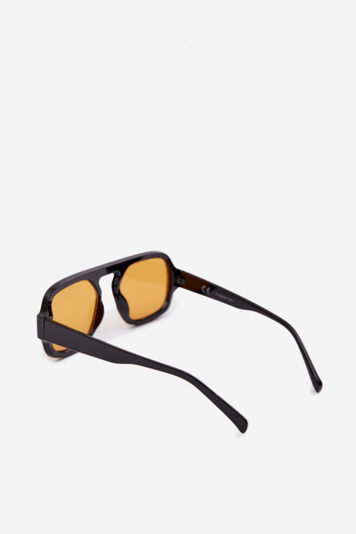 Féminin Des lunettes de soleilFiltrem UV Noir et-couleur orange