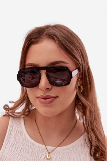 Lunettes de soleil pour femmes noires avec filtre UV 2