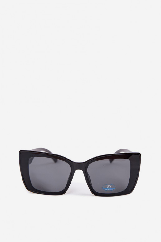 Des lunettes de soleil Féminin Oeil de chat couleur noire