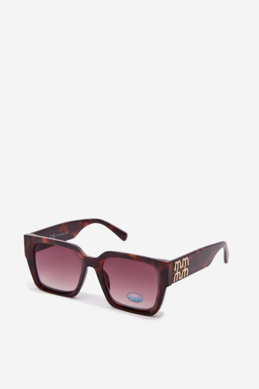 Des lunettes de soleil Féminin marron foncé