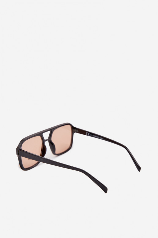 Des lunettes de soleil Féminin noir et marron