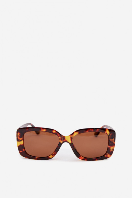 Des lunettes de soleil Féminin Ze couleur doréem Detalem marron