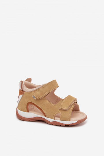 Sandales pour enfants avec semelle plate Bartek 8441163 couleur sable