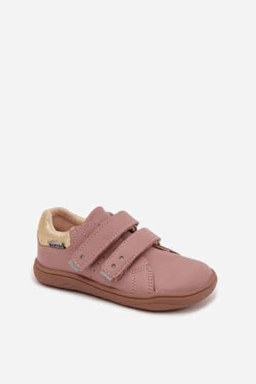 Bottes en cuir Barefoot pour enfants Bartek 8600355 couleur rose