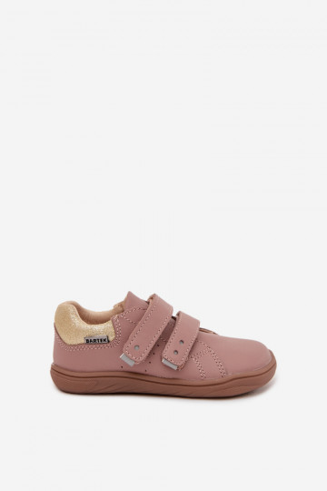 Bottes en cuir Barefoot pour enfants Bartek 8600355 couleur rose 2
