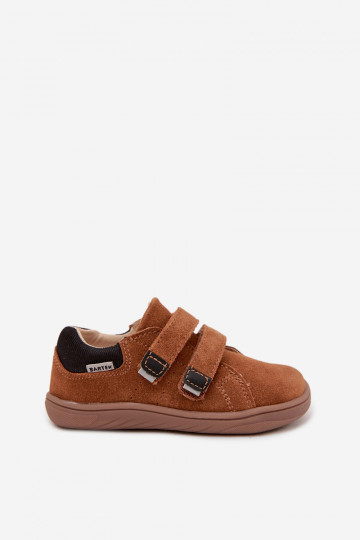 Bottes en cuir Barefoot pour enfants Bartek 8600363 couleur marron 2