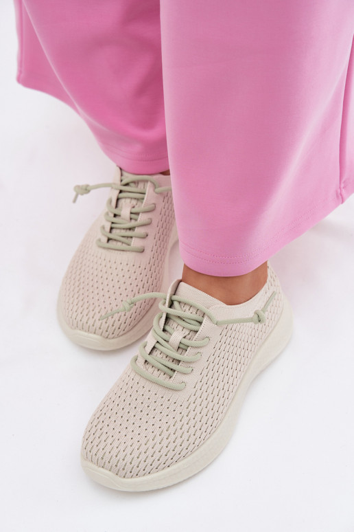  baskets Féminin beige Carmivelle