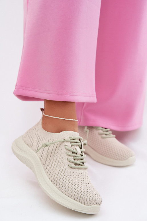  baskets Féminin beige Carmivelle